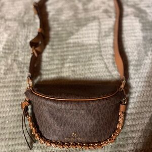 Michael Kors Dark Brown Crossbody Bag sling bag New